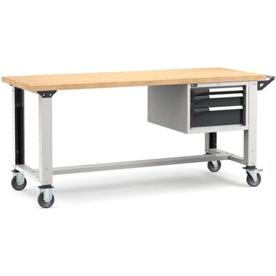 Fami Master - Grigio chiaro - 3 Cassetti - Banco da lavoro Fami Master - Grigio chiaro - 3 Cassetti - Banco da lavoro