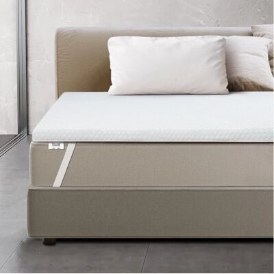 The White Stone Ergonomic Memory Foam Mattress Topper - Breathable, 6cm The White Stone Ergonomic Memory Foam Mattress Topper - Breathable, 6cm