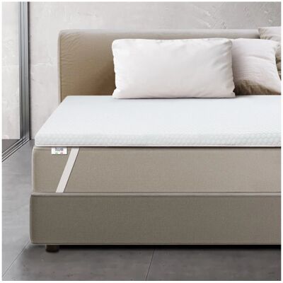 The White Stone 180x200 Memory Foam Topper - Unterstützung & Atmungsaktive Abdeckung The White Stone 180x200 Memory Foam Topper - Unterstützung & Atmungsaktive Abdeckung