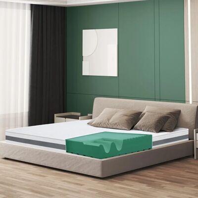 Colchón Ortopédico The White Stone 120x170 - Antialérgico, Memoria, Made in Italy Colchón Ortopédico The White Stone 120x170 - Antialérgico, Memoria, Made in Italy