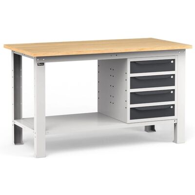 Fami - WORK1543 - 150cm - Piano in legno - Banco da lavoro Fami - WORK1543 - 150cm - Piano in legno - Banco da lavoro