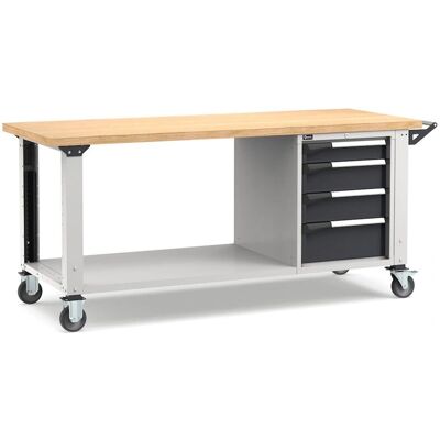 Fami - Master - 200 cm - 4 cassetti - Banco da lavoro Fami - Master - 200 cm - 4 cassetti - Banco da lavoro