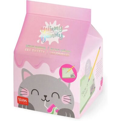 Yummy Yummy Memo Pad - Kitty - 250 Ark - Notatbok Yummy Yummy Memo Pad - Kitty - 250 Ark - Notatbok