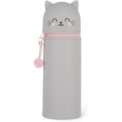Kawaii 2-in-1 Silikonetui - Katze - Federmäppchen Kawaii 2-in-1 Silikonetui - Katze - Federmäppchen
