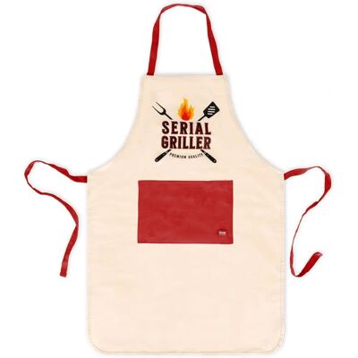 Legami Serial Griller Förkläde - Justerbar storlek, Framficka, Rivbeständigt material - Förkläde Legami Serial Griller Förkläde - Justerbar storlek, Framficka, Rivbeständigt material - Förkläde