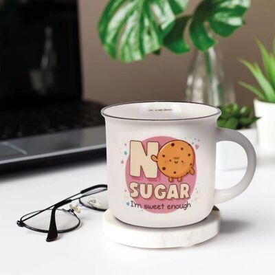Brand Tazza Cup-Puccino - Ohne Zucker - Tasse Brand Tazza Cup-Puccino - Ohne Zucker - Tasse