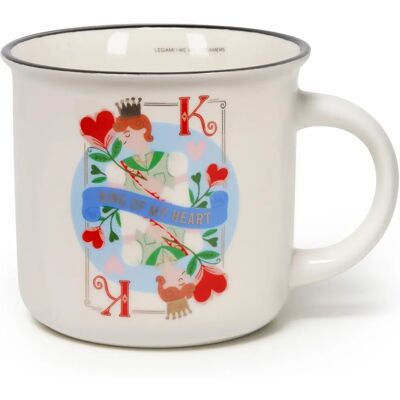 Tazza in Porcellana Bone China - Tazza-Puccino - Re - 350 ml Tazza in Porcellana Bone China - Tazza-Puccino - Re - 350 ml