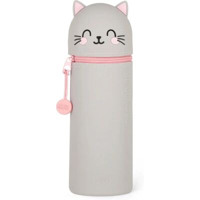Legami Kawaii Kitty 2-i-1 Silikonpennfodral - Pennhållare och skrivbordsstöd Legami Kawaii Kitty 2-i-1 Silikonpennfodral - Pennhållare och skrivbordsstöd