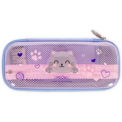 Legami VPCR0003 Pink Purple Mesh Pencil Case Legami VPCR0003 Pink Purple Mesh Pencil Case