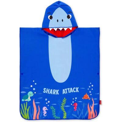 Πόντσο Παραλίας Legami Shark για Παιδιά - Πετσέτα Πόντσο Παραλίας Legami Shark για Παιδιά - Πετσέτα
