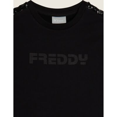 FREDDY - FELPA NERO JUNIOR - 10 ANNI - Sweatshirt FREDDY - FELPA NERO JUNIOR - 10 ANNI - Sweatshirt