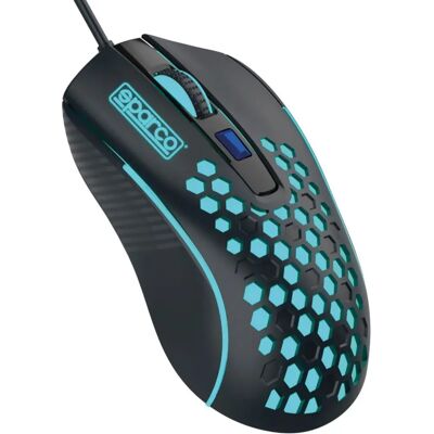 Sparco SPMOUSE Kabelloses Gaming-Maus - 3600 DPI Sparco SPMOUSE Kabelloses Gaming-Maus - 3600 DPI