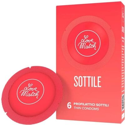 Love Match Sottile Preservativi ultra sottili - Preservativo Love Match Sottile Preservativi ultra sottili - Preservativo