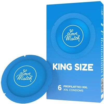 Love Match XXL King Size Óvszer - 6 db Love Match XXL King Size Óvszer - 6 db