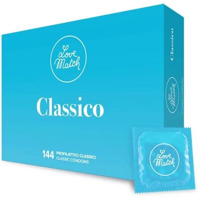 Preservativi in lattice Love Match Classico - 144 pezzi Preservativi in lattice Love Match Classico - 144 pezzi