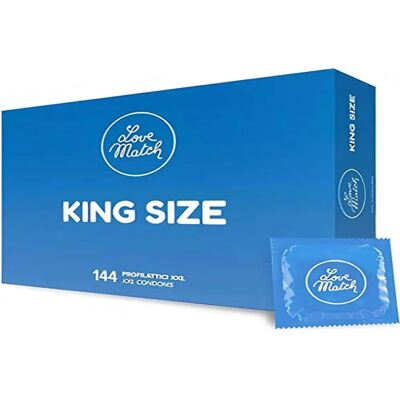 Prezerwatywy Love Match XXL - Latex, 60mm, 195mm Prezerwatywy Love Match XXL - Latex, 60mm, 195mm