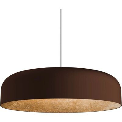 Lámpara colgante Lumicom Tuzzi - Corten marrón / Hoja de plata - Lámpara colgante Lámpara colgante Lumicom Tuzzi - Corten marrón / Hoja de plata - Lámpara colgante