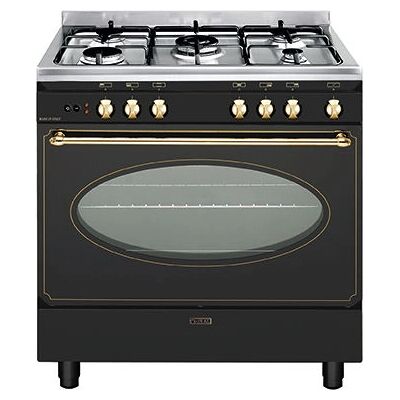 Glem Gas GU850CER - Negro, Oro - Cocina independiente Glem Gas GU850CER - Negro, Oro - Cocina independiente