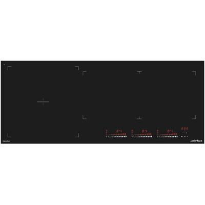 Airlux Table de cuisson induction 90cm 3 feux 7400w noir - Publicité Airlux Table de cuisson induction 90cm 3 feux 7400w noir - Publicité