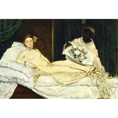 Legendarte Olympia Édouard Manet Décoration Murale - Toile 60x90 Legendarte Olympia Édouard Manet Décoration Murale - Toile 60x90