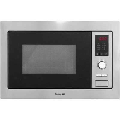 Four à micro-ondes encastrable avec grill Foster 25L 900W Acier Inoxydable - Publicité Four à micro-ondes encastrable avec grill Foster 25L 900W Acier Inoxydable - Publicité