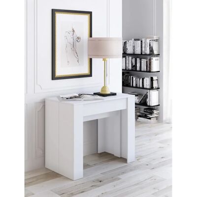 Dmora Tavolo Estensibile Moderno Bianco - Tavolo da Pranzo Dmora Tavolo Estensibile Moderno Bianco - Tavolo da Pranzo