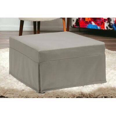 Talamo Italia Taupe Pouf Letto Pieghevole - Letto Puf Talamo Italia Taupe Pouf Letto Pieghevole - Letto Puf