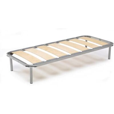 Base letto Talamo Italia Mariaclaudia - Doghe ortopediche larghe - Made in Italy Base letto Talamo Italia Mariaclaudia - Doghe ortopediche larghe - Made in Italy