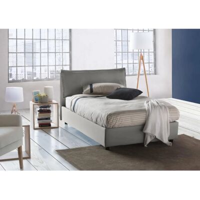 Letto Contenitore Beige DMORA - Letto Matrimoniale Letto Contenitore Beige DMORA - Letto Matrimoniale