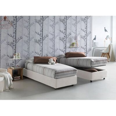 Cama de almacenamiento individual TALAMO ITALIA - Para colchón 80x190 Cama de almacenamiento individual TALAMO ITALIA - Para colchón 80x190