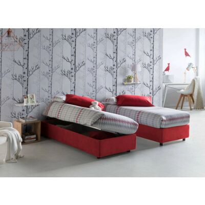 TALAMO ITALIA Cama Melissa - Almacenamiento lateral - 80x190 TALAMO ITALIA Cama Melissa - Almacenamiento lateral - 80x190