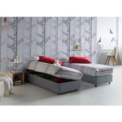 TALAMO ITALIA Cama Diana - Cama con almacenamiento tapizada - Hecho en Italia TALAMO ITALIA Cama Diana - Cama con almacenamiento tapizada - Hecho en Italia