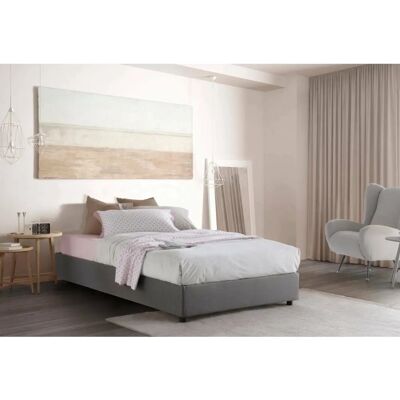 Letto Talamo Italia con Contenitore - 120x190 - Grigio Letto Talamo Italia con Contenitore - 120x190 - Grigio
