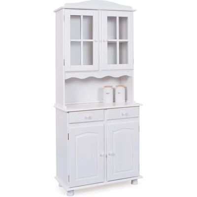 Credenza Bianca in Pino Dmora - Arredo Cucina Credenza Bianca in Pino Dmora - Arredo Cucina
