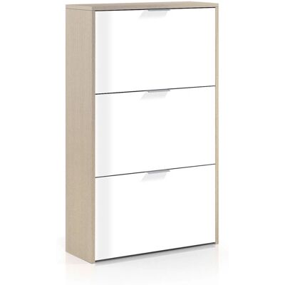 DMORA Zapatero Escondido - Armario 3 Puertas, Capacidad Doble, 70x17x180 cm DMORA Zapatero Escondido - Armario 3 Puertas, Capacidad Doble, 70x17x180 cm
