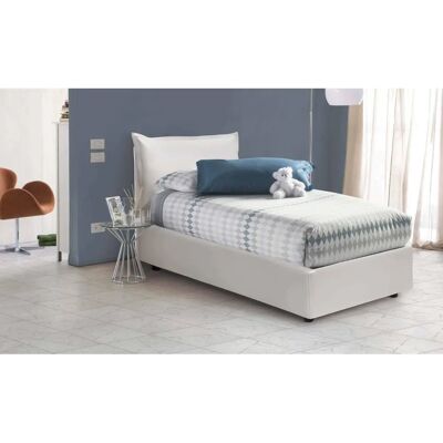 Letto Talamo Italia Marianna - Letto contenitore in ecopelle - 80x190 cm Letto Talamo Italia Marianna - Letto contenitore in ecopelle - 80x190 cm