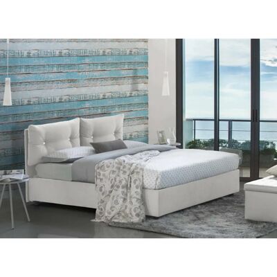Letto Bianco Giulia di Talamo Italia - Spazio di Stoccaggio, 160x200 cm Letto Bianco Giulia di Talamo Italia - Spazio di Stoccaggio, 160x200 cm