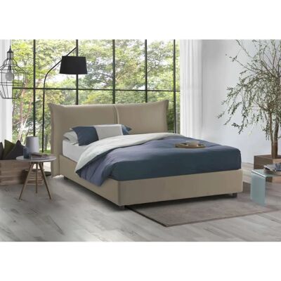 Cama Doble Talamo Italia Brunetta - Almacenamiento, Made in Italy Cama Doble Talamo Italia Brunetta - Almacenamiento, Made in Italy
