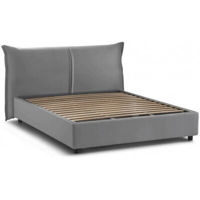 Letto Talamo Italia Cesira - Con contenitore, 160x200cm, Grigio Letto Talamo Italia Cesira - Con contenitore, 160x200cm, Grigio