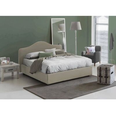 TALAMO ITALIA - Letto Annunziata, Rivestimento in Tessuto, Italia, Contenitore Frontale - Letto TALAMO ITALIA - Letto Annunziata, Rivestimento in Tessuto, Italia, Contenitore Frontale - Letto