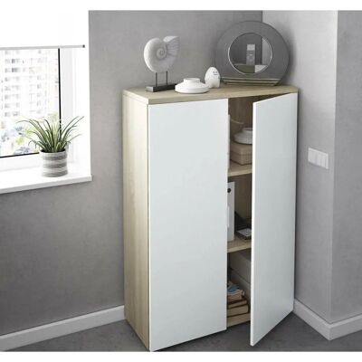 DMORA Mobile da ufficio con 2 ante - 80x119x32.5 cm DMORA Mobile da ufficio con 2 ante - 80x119x32.5 cm