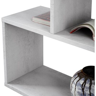 Libreria DMORA Hampton - Doppia faccia, 3 scomparti, Stile ufficio moderno Libreria DMORA Hampton - Doppia faccia, 3 scomparti, Stile ufficio moderno