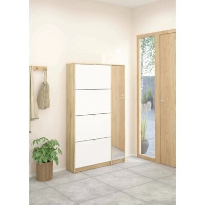 DMORA Scarpiere - Quercia - 4 Ante - 99x162x24cm DMORA Scarpiere - Quercia - 4 Ante - 99x162x24cm