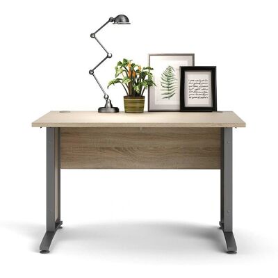 Escritorio de oficina DMORA - Roble - Diseño moderno - Laminado duradero - Embalaje reforzado Escritorio de oficina DMORA - Roble - Diseño moderno - Laminado duradero - Embalaje reforzado