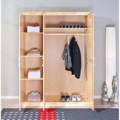 Dmora - Armadio a tre ante - 140x190x55cm Dmora - Armadio a tre ante - 140x190x55cm