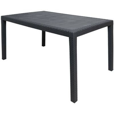 Tavolo da giardino rettangolare Portici di Dmora - Made in Italy Tavolo da giardino rettangolare Portici di Dmora - Made in Italy