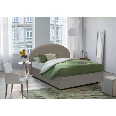 Cama doble con almacenamiento - Ecopiel, 160x190 cm Cama doble con almacenamiento - Ecopiel, 160x190 cm