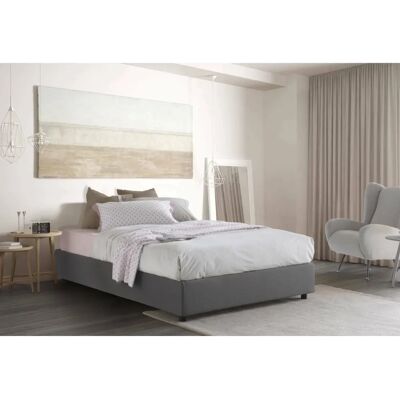 TALAMO ITALIA Cama de Tela Azzurra - Almacenamiento, Apertura frontal, 140x190 TALAMO ITALIA Cama de Tela Azzurra - Almacenamiento, Apertura frontal, 140x190