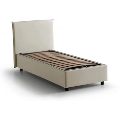 Letto singolo Talamo Italia Cassiopea - Spazio di stoccaggio, Made in Italy Letto singolo Talamo Italia Cassiopea - Spazio di stoccaggio, Made in Italy