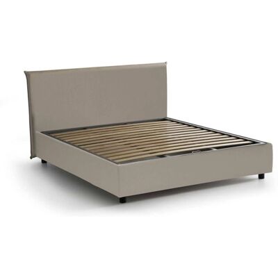 TALAMO ITALIA Cama doble Belinda - Almacenamiento, Ecopiel, Hecho en Italia TALAMO ITALIA Cama doble Belinda - Almacenamiento, Ecopiel, Hecho en Italia